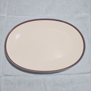 Pfaltzgraff Vintage‎ Juniper Oval Serving Platter Stoneware Dinner USA 14"